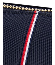 TOMMY HILFIGER TH ICON Kosmetiktasche, Ledermix Space Blue Corp - Beauty-Case - 7