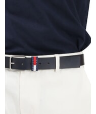 TOMMY HILFIGER TJM RYAN Lederg&uuml;rtel dunkles Nachtmarineblau - G&uuml;rtel - 2