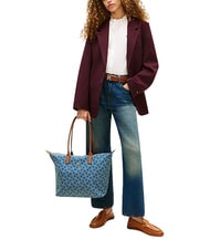 TOMMY HILFIGER POPETTE Schultertasche, XL blauer Denim - Damentaschen - 2