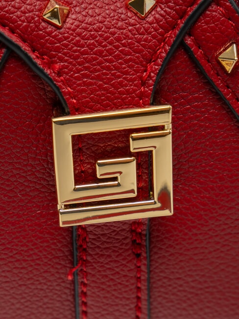 EMMA Umh&auml;ngetasche mit Nieten ROT - Damentaschen