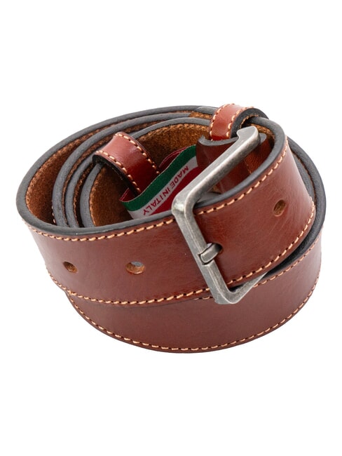 BELT Lederg&uuml;rtel Tabak - G&uuml;rtel