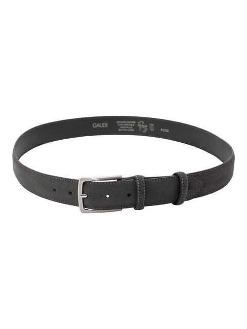 BASIC Lederg&uuml;rtel grau - G&uuml;rtel