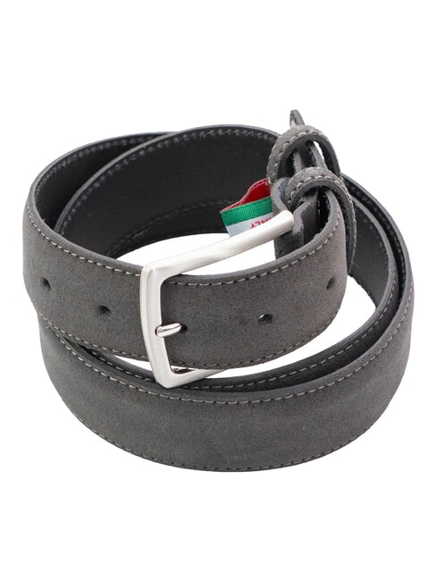 BASIC Lederg&uuml;rtel grau - G&uuml;rtel