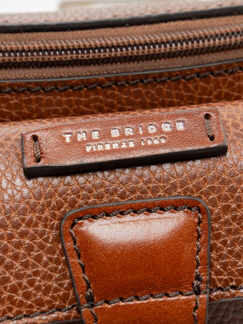 BIAGIO Leder-Bauchtasche Braun 14/Ruthenium Palladium - Damentaschen