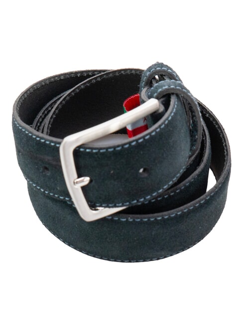 BASIC Lederg&uuml;rtel Dunkelblau - G&uuml;rtel