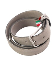 GAUD&Igrave; BASIC Lederg&uuml;rtel mit gepr&auml;gtem Logo Taupe - G&uuml;rtel - 3