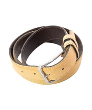 GAUD&Igrave; BASIC Lederg&uuml;rtel mit gepr&auml;gtem Logo BEIGE - G&uuml;rtel - 3