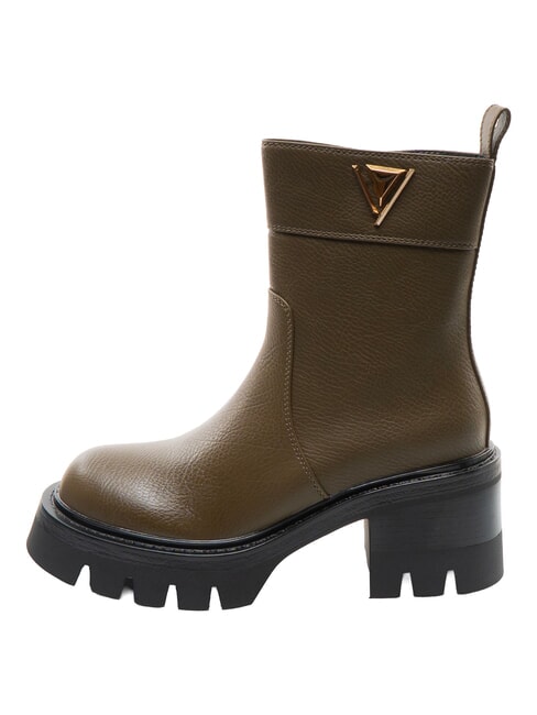 CONNIE DEER Stiefeletten mit 7 cm Absatz MILIT&Auml;R - Damenschuhe
