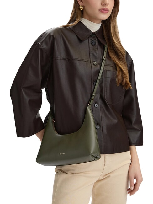 EMBOSSED LOGO Umh&auml;ngetasche, mit Schultergurt Zypresse - Damentaschen