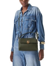 CALVIN KLEIN HARDWARE EMBLEM PEBB Handtasche mit Schulterriemen Zypresse - Damentaschen - 2