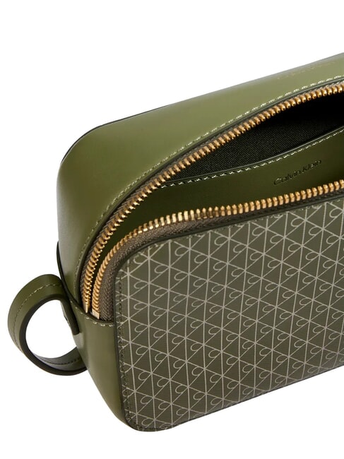 COATED EMBLEM Mini-Schultertasche Olivin AOP - Damentaschen