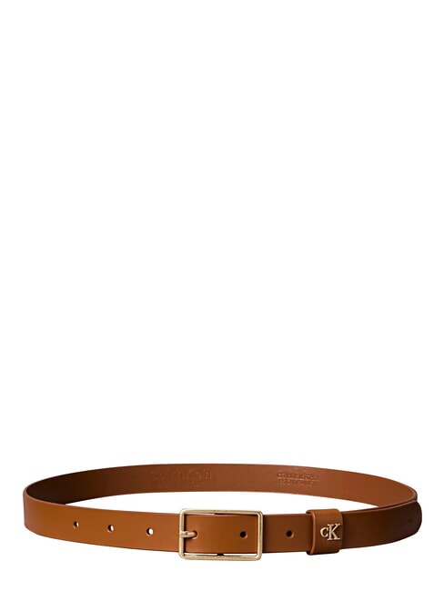 CLASSIC BUCKLE Lederg&uuml;rtel Argan&ouml;l / Antik-Hellgold - G&uuml;rtel