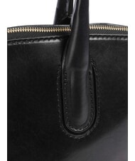 THE BRIDGE IOLANDA Leder-Schultertasche Schwarzes Gold - Damentaschen - 3