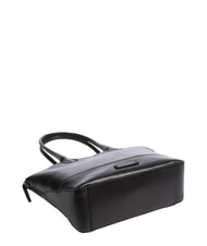 THE BRIDGE IOLANDA Leder-Schultertasche Schwarzes Gold - Damentaschen - 5