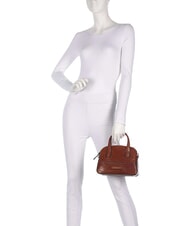 THE BRIDGE IOLANDA Mini-Handtasche aus Leder mit Schulterriemen BRAUN - Damentaschen - 6