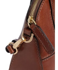 THE BRIDGE IOLANDA Mini-Handtasche aus Leder mit Schulterriemen BRAUN - Damentaschen - 3