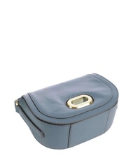 THE BRIDGE ILARIA Umh&auml;ngetasche aus Leder Himmelblau mit Gold abb - Damentaschen - 5