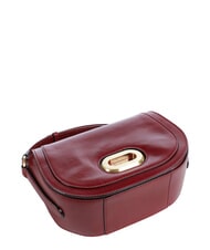 THE BRIDGE ILARIA Umh&auml;ngetasche aus Leder Johannisbeere / Gold - Damentaschen - 5