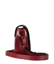 THE BRIDGE ILARIA Mini-Umh&auml;ngetasche aus Leder Johannisbeere / Gold - Damentaschen - 4