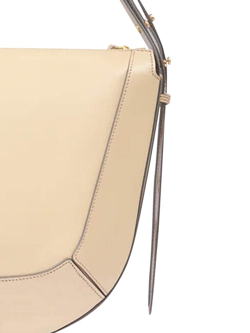 FEDORA Umh&auml;ngetasche aus Leder Butter abb. Gold - Damentaschen