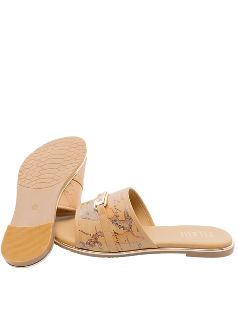 GEO Niedrige Sandalen Geo Beige/Camel - Damenschuhe