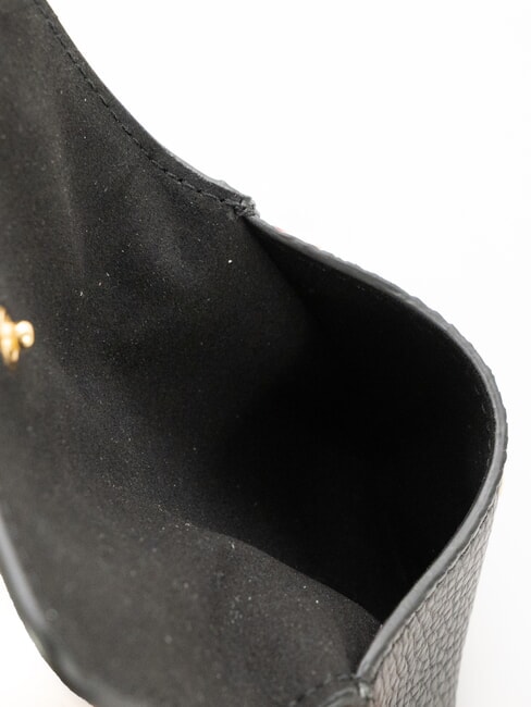 MYRINE Ledergeldb&ouml;rse Schwarz - Brieftaschen Damen