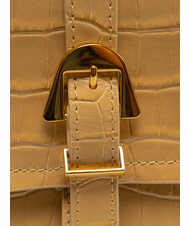 COCCINELLE MAGALU CROCO SHINY SOFT Handtasche mit Schulterriemen frisches Beige - Damentaschen - 3