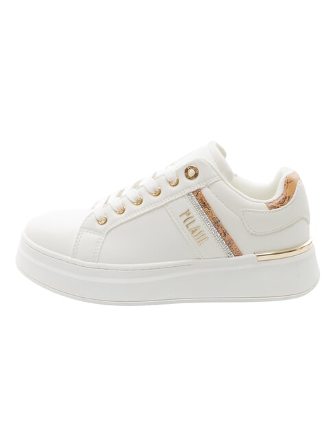 GEO Damen-Sneaker Wei&szlig; / Geo-Beige - Damenschuhe