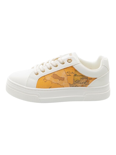 GEO Turnschuhe Wei&szlig; / Geo-Beige - Damenschuhe