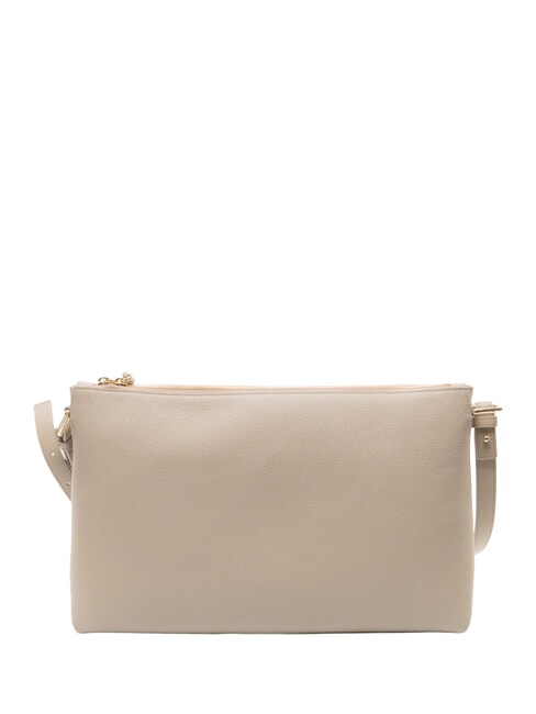 DEBBY Schultertasche, Leder Leinen - Damentaschen