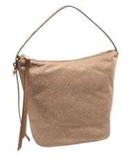 BORBONESE PRIVE Vertikale Schultertasche beiger Meer - Damentaschen - 2