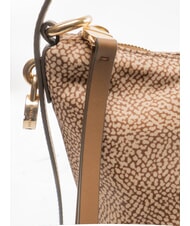 BORBONESE PRIVE Vertikale Schultertasche beiger Meer - Damentaschen - 3