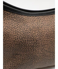 BORBONESE FLIGHT Umh&auml;ngetasche natur op / schwarz - Damentaschen - 3