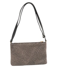 BORBONESE CLASSICA Umh&auml;ngetasche OP / NATUR / SCHWARZ - Damentaschen - 4