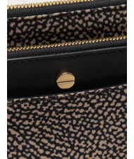 BORBONESE CLASSICA Umh&auml;ngetasche OP / NATUR / SCHWARZ - Damentaschen - 5