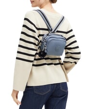 KIPLING CAHIR Rucksack / Mini-Schultertasche blauer Stein - Damentaschen - 5