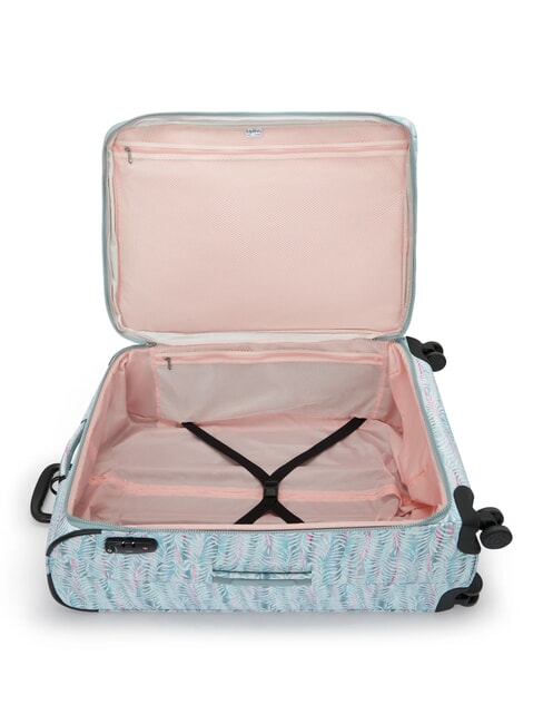 NEW YOURI SPIN L Gro&szlig;er Trolley Palmenbl&auml;tter - Halbharte Trolleys