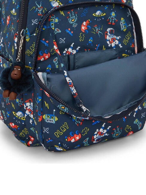 SEOUL COLLEGE BTS 15-Zoll-Laptop-Rucksack Weltraumspiel - Rucks&auml;cke f&uuml;r Schule &amp; Freizeit