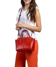 THE BRIDGE GLORIA  Handtasche, mit Schultergurt gebranntes Orange abb. Gold - Damentaschen - 2