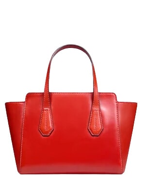 GLORIA  Handtasche, mit Schultergurt gebranntes Orange abb. Gold - Damentaschen