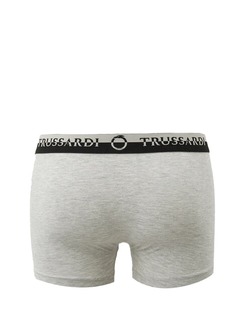 DOUBLE ELASTIC Packung mit 2 Boxershorts grau meliert - Herrenslip