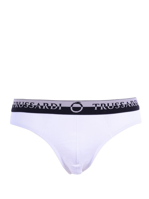 DOUBLE ELASTIC Packung mit 2 Slips Wei&szlig; - Herrenslip
