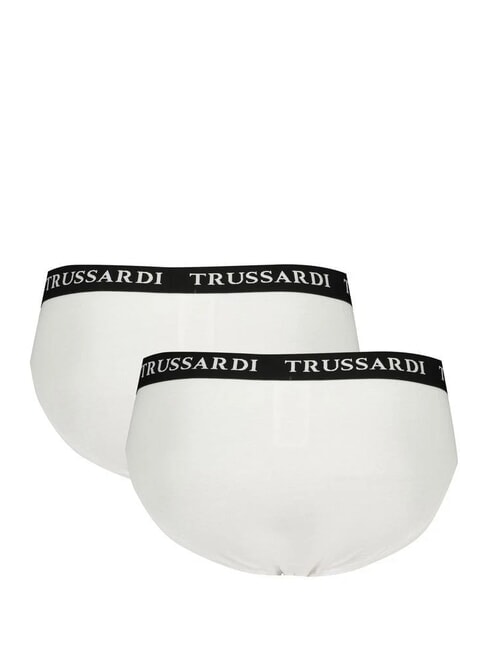 BRANDED ELASTIC Packung mit 2 Slips Wei&szlig; - Herrenslip