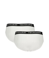 TRUSSARDI BRANDED ELASTIC Packung mit 2 Slips Wei&szlig; - Herrenslip - 2
