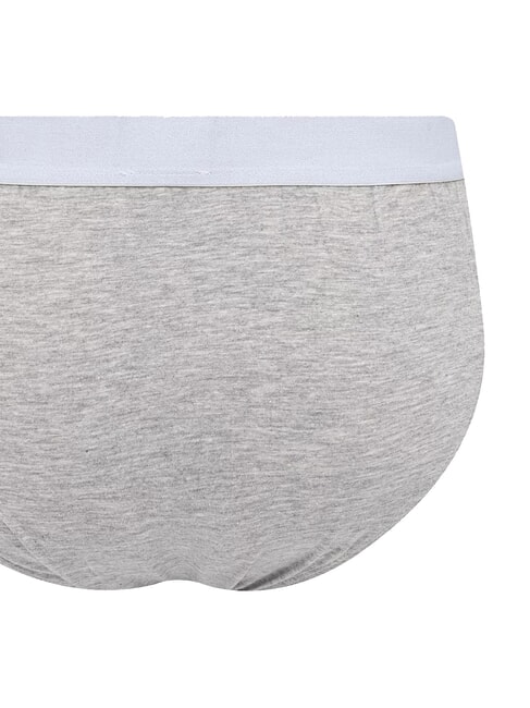 BASIC Packung mit 2 Slips grau meliert - Herrenslip