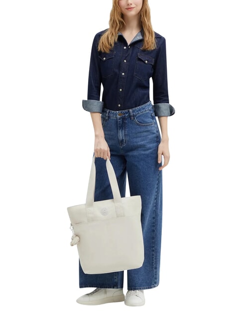 HANIFA B Umh&auml;ngetasche beiges Versteck - Damentaschen