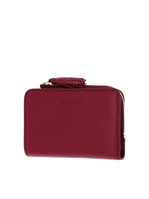 CAMPIONARIO - TASSEL  Damen Lederbrieftasche Sangria - Brieftaschen Damen