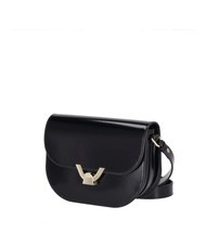 COCCINELLE CAMPIONARIO - DEW SHINY CALF  Mini-Umh&auml;ngetasche aus Leder Schwarz - Damentaschen - 2