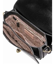 COCCINELLE CAMPIONARIO - DEW SHINY CALF  Mini-Umh&auml;ngetasche aus Leder Schwarz - Damentaschen - 4