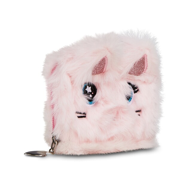 PLUSHY ANIMALS Geldb&ouml;rse rosa Puppe - Taschen und Accessoires f&uuml;r Kids
